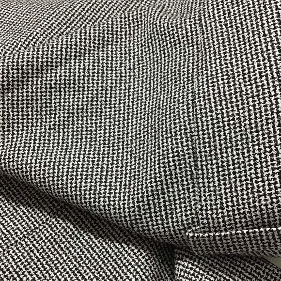 Boss Women Tulea3 Black High Waist Wide Leg Trouser Pants Houndstooth New Size 4 - Picture 2 of 16